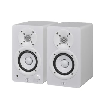 Høyttaler Aktiv+Passiv Kabinett 3,5" Studiomonitor,Par,Hvit