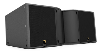 Høyttaler installasjon 2-veis line-source 2x12"