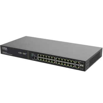 Switch Managed 26Port/24-Port PoE+Gigabit,L2/L3,porter front