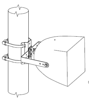 POLE MOUNT Bracket, SINGLE Högtalare