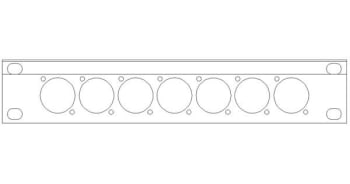 XLR Panel 7 HULL 1/2 19"