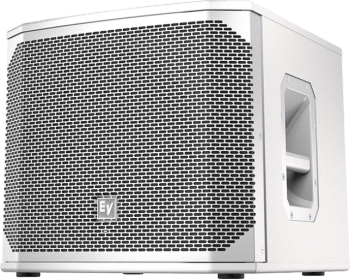 Høyttaler Sub Aktiv Kabinett 12" 1200W Hvit