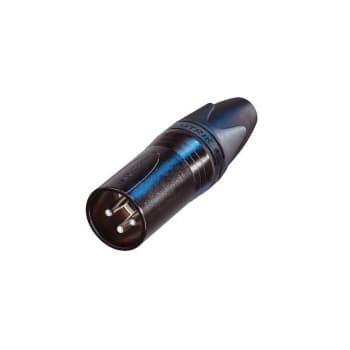 XLR for Kabel 3P Hann Sort