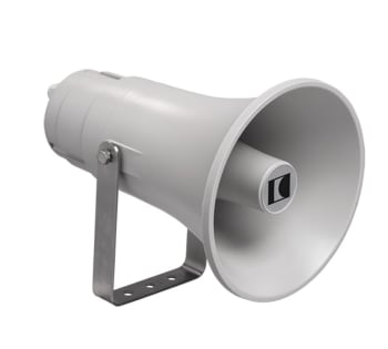 Hornhøyttaler EN54,15W  100V BS Keramisk kobling, IP66, Grå