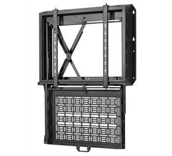 Wall Mount with Pull-Down AV Storage Tray