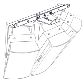 40" ISOMETRIC ARRAY FRAME Hvit