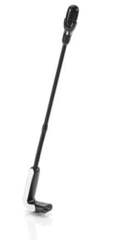 Microphone with short stem