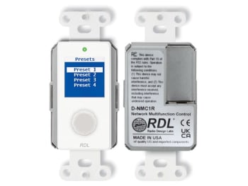 Network Remote Control with Screen - Dante - White