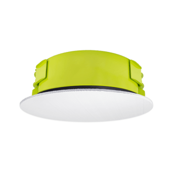 5.25" In Ceiling Short Can Speaker with white magnetic grill