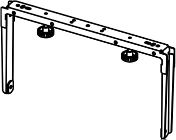 Tilbehør Ubrakett til MFX-15 Horisontalt