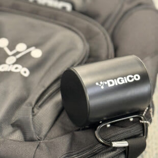 DiGiCo Stainless Steel Carabiner Mug 1