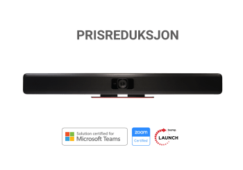 Parlé Conferencing video bar,bal utg f/hørselsass