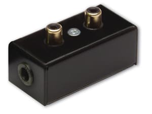 Overgang Jack 6,3mm til 2x RCA/Phono