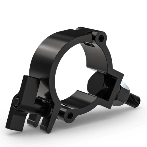 Half coupler clamp, 100kg, Black