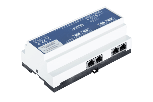 Luminode-4 Ethernet-DMX-RJ45, DIN - PoE