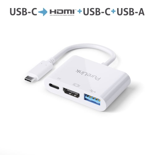 Adapter USB-C til HDMI |USB-A|USB-C 4K30/ 5Gbps / 60W