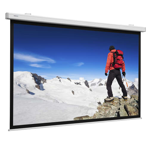Lerret Motorisert 16:9, 109x190cm, Standard duk