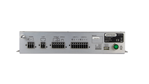 Teleslyngeforsterker for rullende materiell, 24-36VDC, Wago
