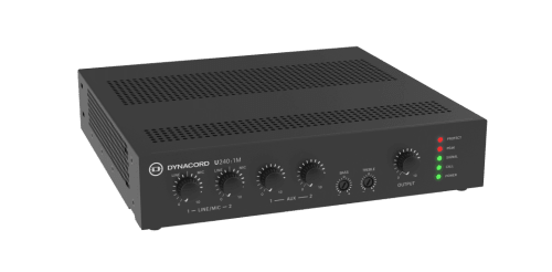 Forsterker 1x240W/8/4/100V 2x Mic 2x Line