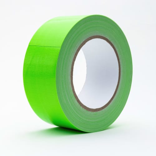 Gaffa tape fluoriserende 19 mm x 25m Grønn
