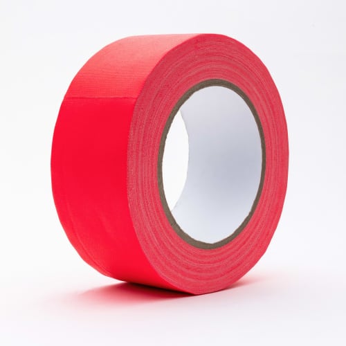 Gaffa tape Skrivbar & fluoriserende 50 mm x 25m Rosa