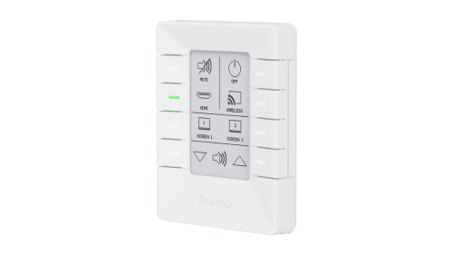 Uniform 8U - 8-button E Ink control pad med Ethernet