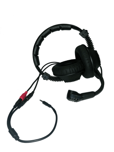 Headset(hodetel+mikr) 2klokke(tett)1x3.5mm 20dB NRR f/DLT400