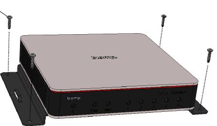 Bracket for "under bord" eller väggmontage av TC-5 switch