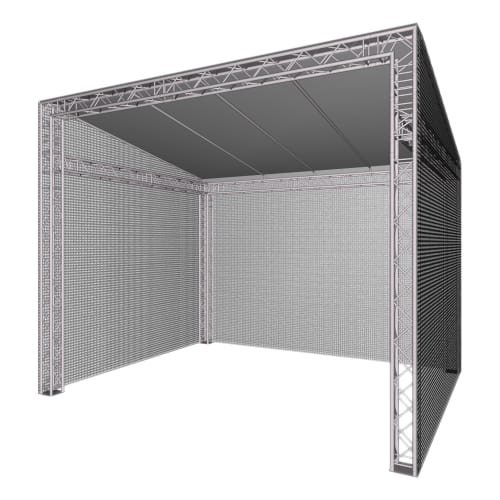 Monopitch roof stage ECO 6x4