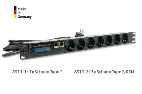 Expert PDU Energy 8311-1,7xSchuco,LAN,1xSens,16A,RCM