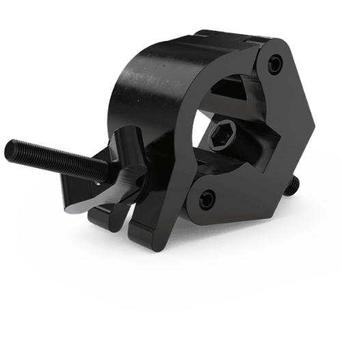 Heavy duty half coupler in black - SWL 750kg