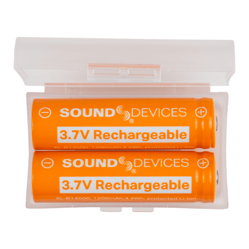 2 x Rechargeable 3.7v Li-Ion 14500 batteries for TX
