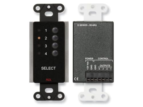 4 Channel Remote Control for RACK-Ups - Black