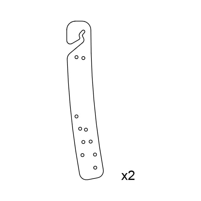 Rigging plates for flying two A15i w/A-U15i(RAL)