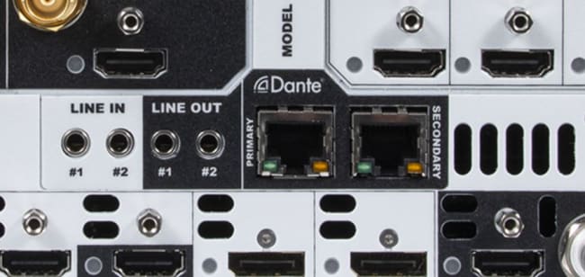 Dante interface for Alta/Zenith