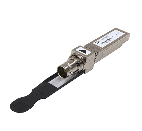 12G-SDI video SFP+ Receiver, full-size BNC, reclocked