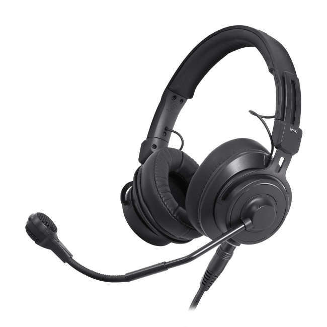 Broadcast Stereo Headset with Dynamic Mic, Oterminerad