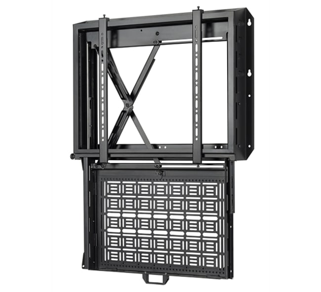 Wall Mount with Pull-Down AV Storage Tray