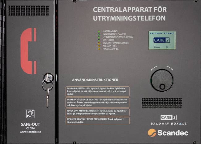 Kontrollpanel svart