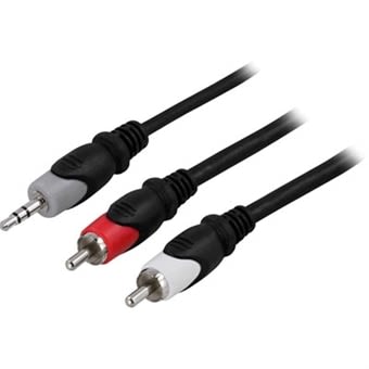 Minijack to 2x RCA 2m