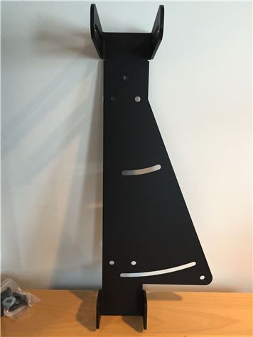 Brakett EKX15/15P &ETX15P,Sort,Utvid.f/verti tilt 20gr,Høyre