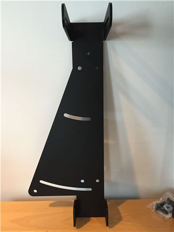 Brakett EKX15/15P &ETX15P,Sort,Utvid.f/verti tilt 20gr,Venst