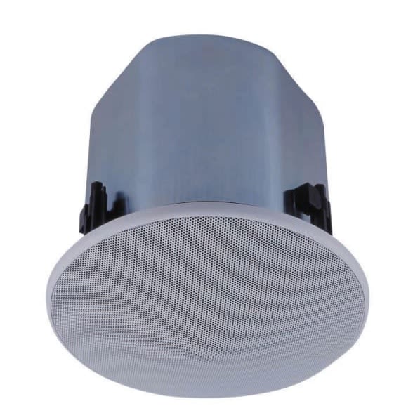 Høyttaler Innfelling 2Veis 100V/8ohm 30W m/bakboks-EN54,SORT