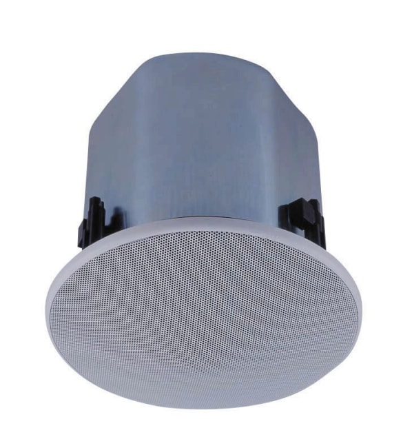 Høyttaler Passiv Innfelt 2-veis 30W 100V Hvit, 5"