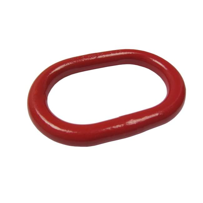 Suspension link Oval  (O-Glied) high strength (rot) 2,5 t