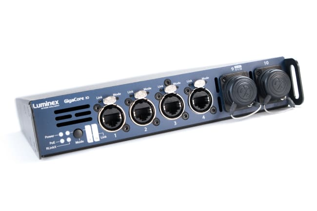 GigaCore 10, OpticalCon-MM, AVB PoE+