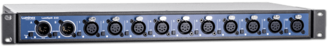 LumiSplit-2.10 DMX/RDM splitter 10-veis