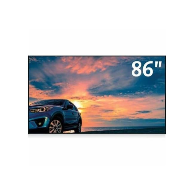 Skjerm, 86" 700cd/m2, 4K, 24/7
