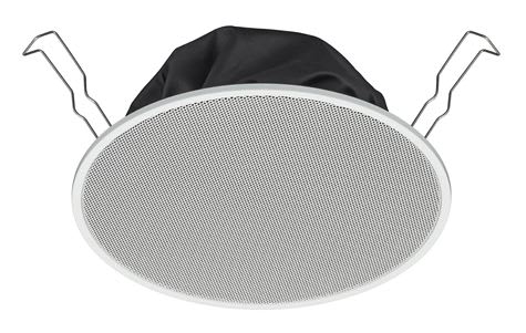 Innfellingshøyttaler 6" EN54-24 6W  100V, EN-54, SORT
