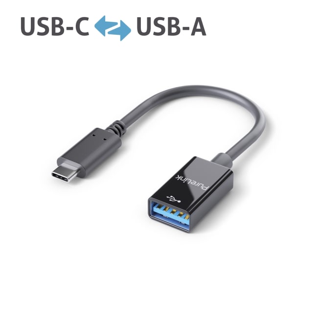 Adapter USB-C MALE til USB-A 3. FEMALE  1 5Gbps